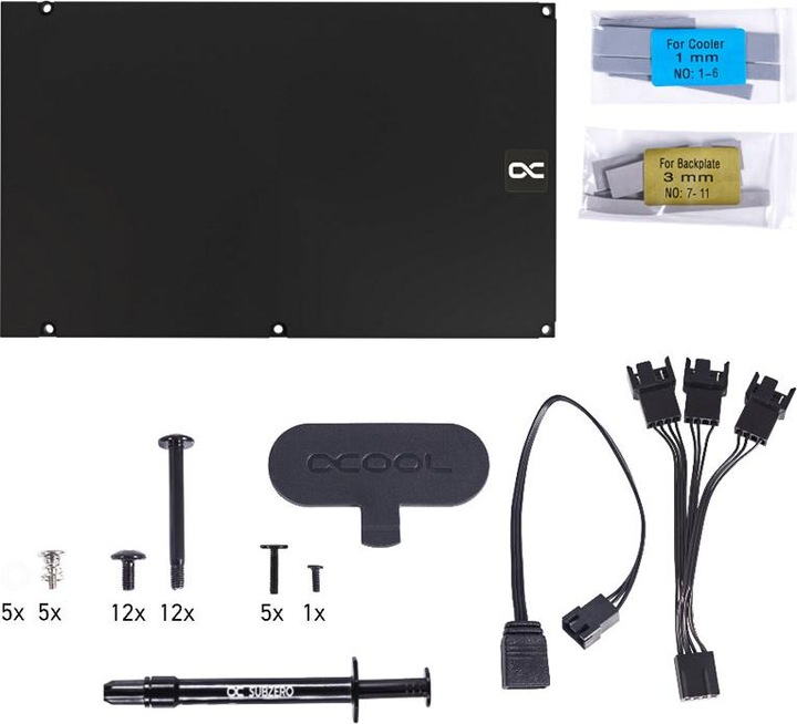 Actual product image Alphacool Eiswolf 2 AIO - 360mm RTX 4090 Reference Design with Backplate