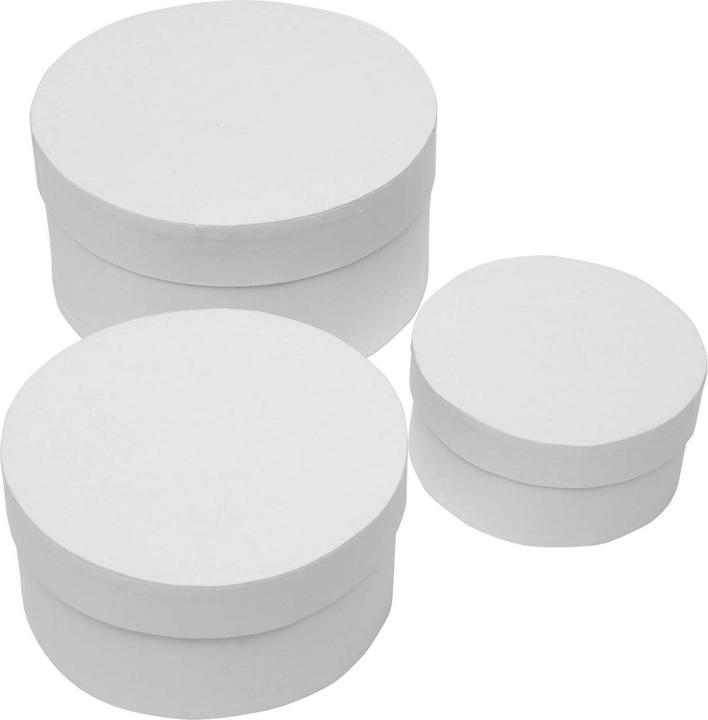 Actual product image Colorations - Pappmaché-Boxen rund, 3 Stk.