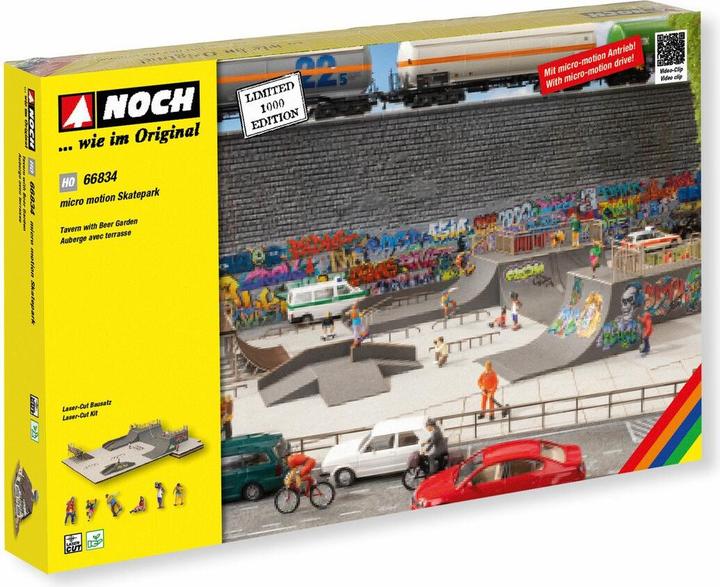 Image du produit Noch 66834 - Vormontiert - HO (1:87) - Micro-motion Skatepark - Beide Geschlechter -