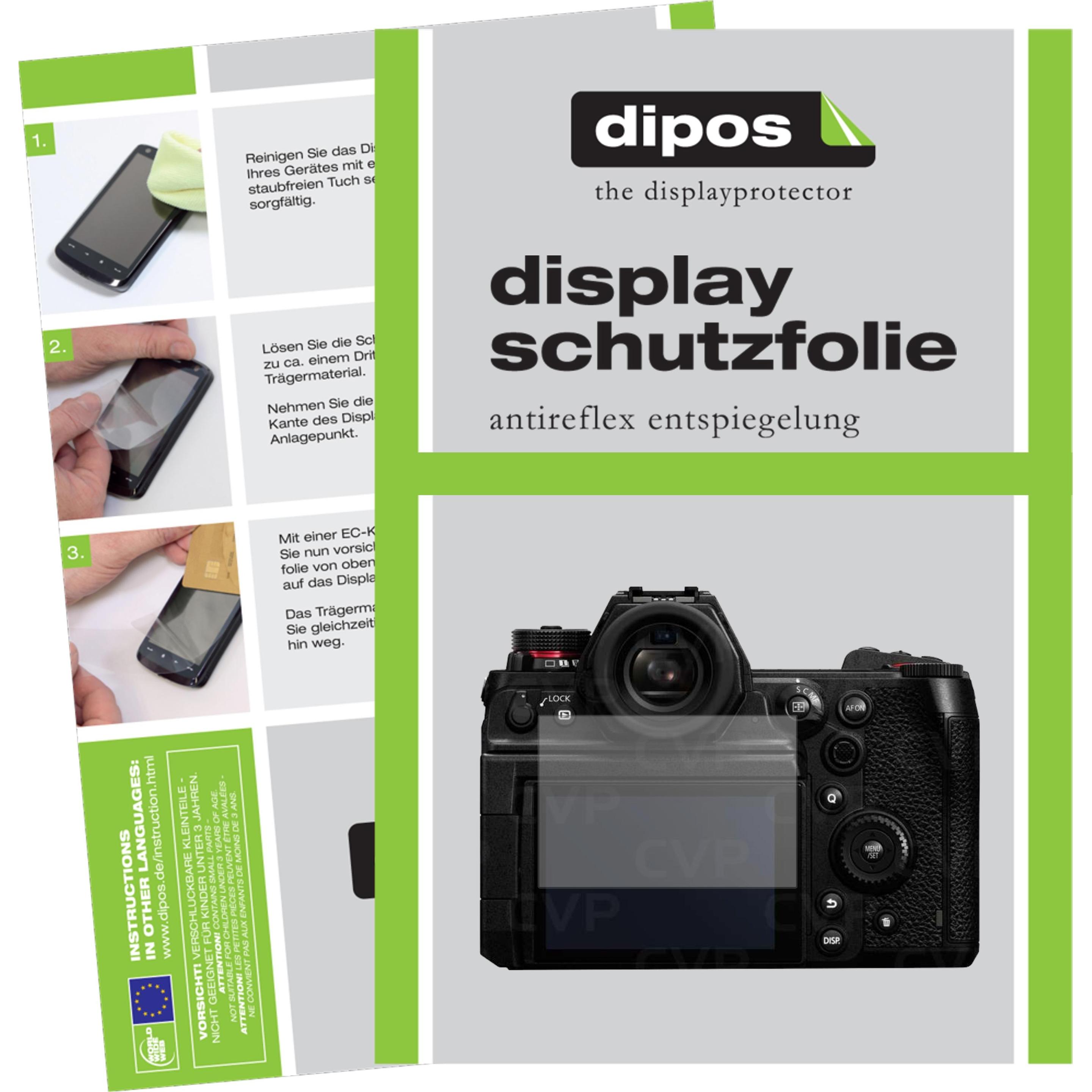 Dipos Displayschutzfolie Antireflex (Displayschutz, DC-S1H), Kameraschutz, Transparent