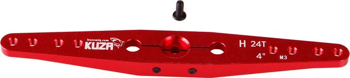 Produktbild Kuza servohebel 2-arm hitec 24t 100/88/72/ 60mm 4" m3 heavy duty v2 aluminium