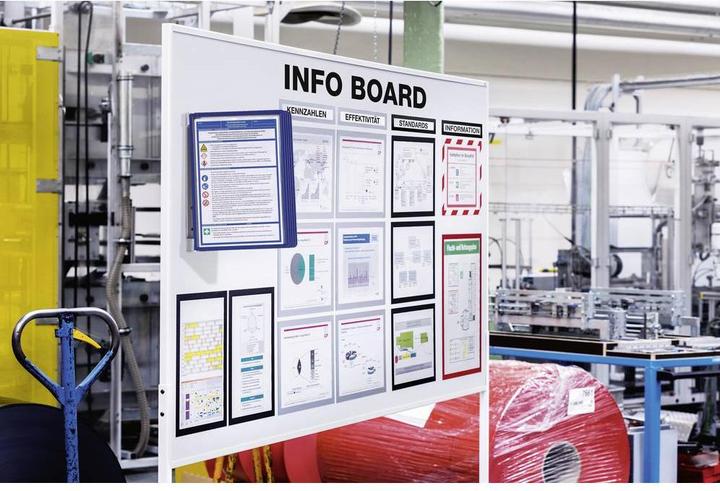 Produktbild Durable Wandhalter-Komplett-Set, magnetisch (A4)