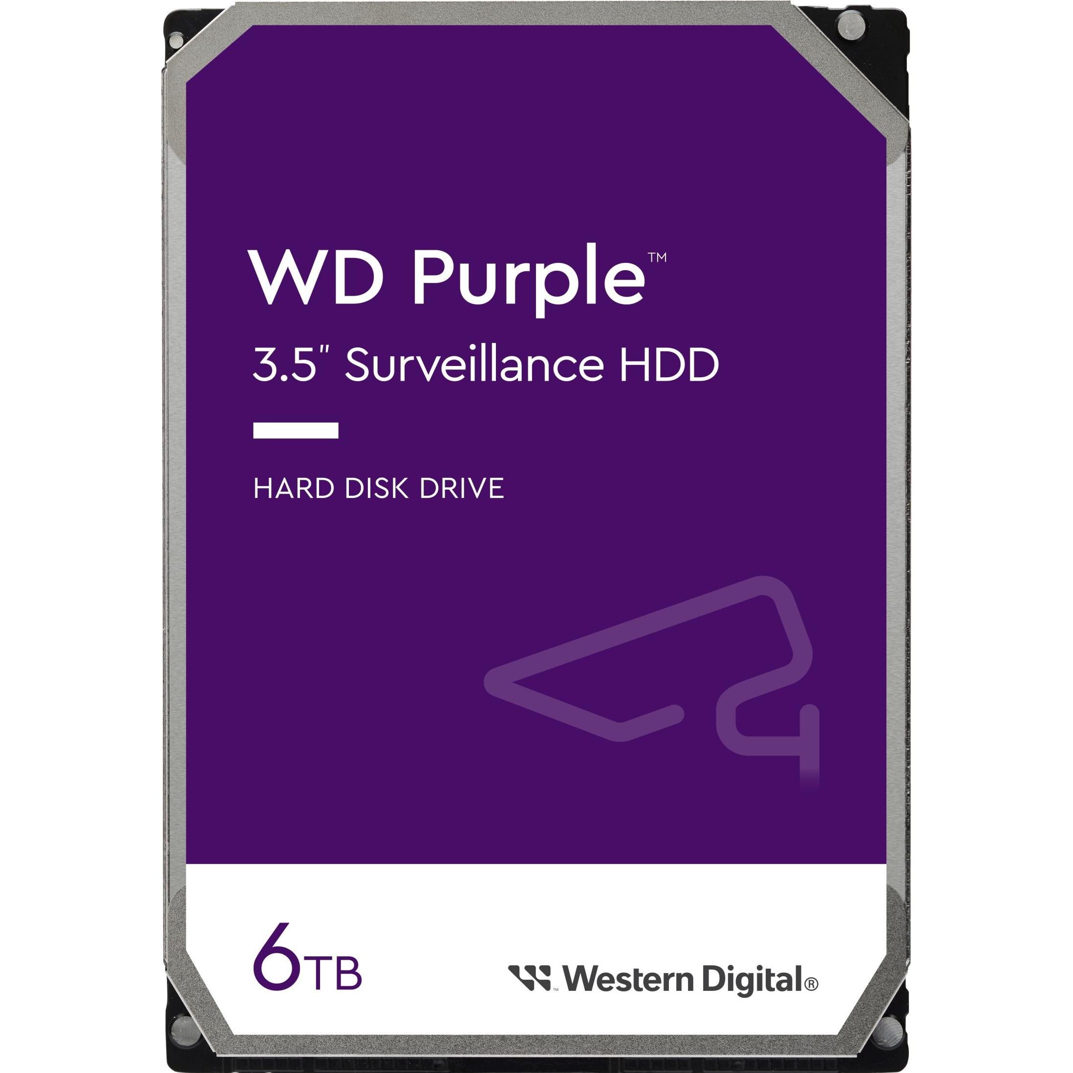 WD Purple (6 TB, 3.5", CMR), Festplatte