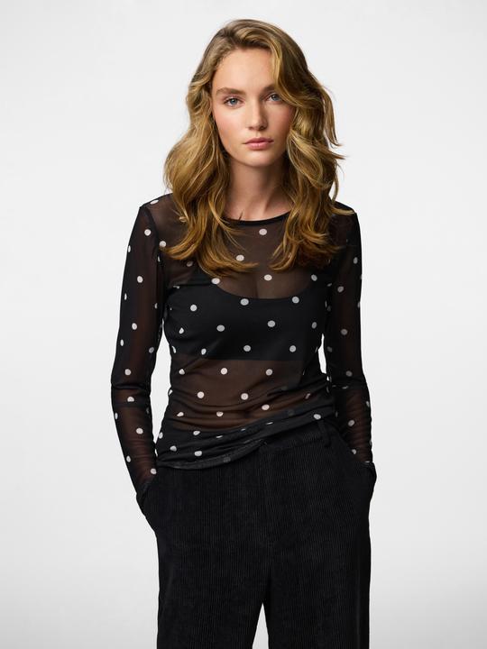 Immagine prodotto Pieces PCDORTHEA MESH Oberteil mit langen Ärmeln (M)