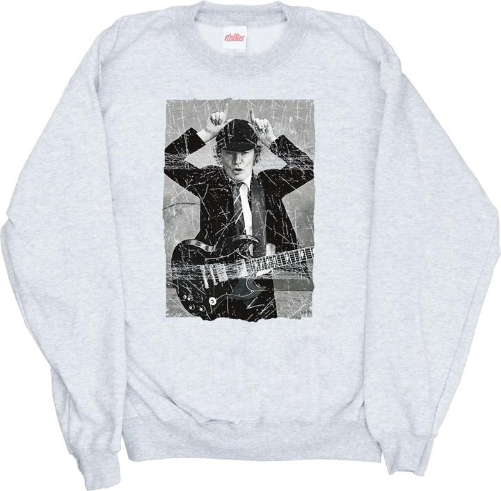 Produktbild AC/DC Angus Young Distressed Photo Sweatshirt (S)