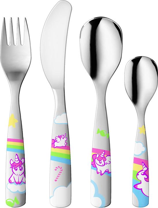 Produktbild Profino Kinderbesteck Einhorn 4teilig