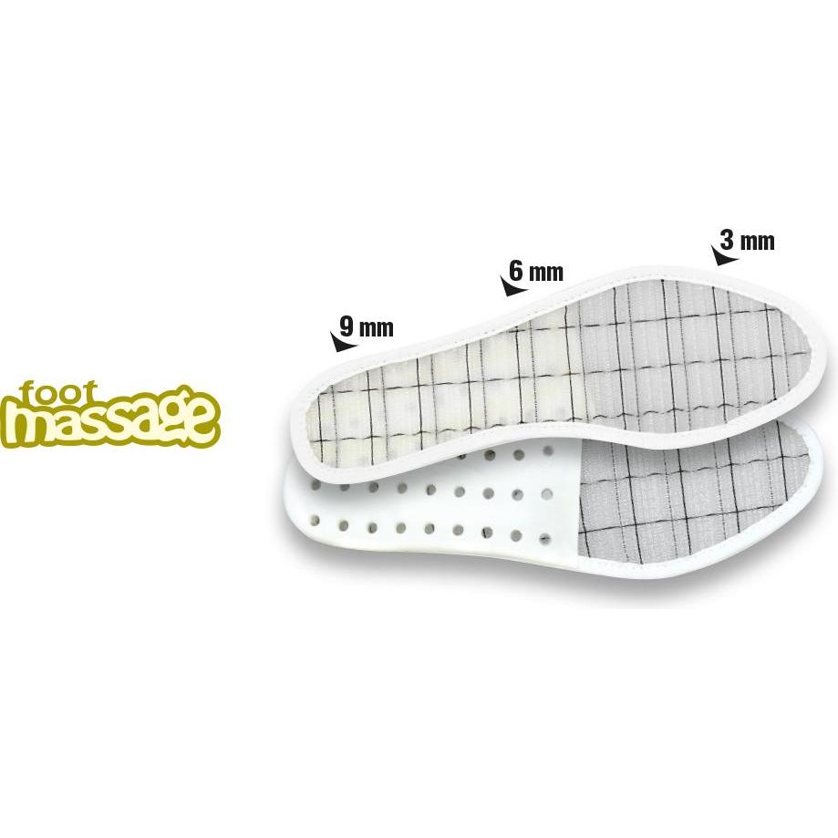 Cofra Foot Massage, Sohlen, Weiss