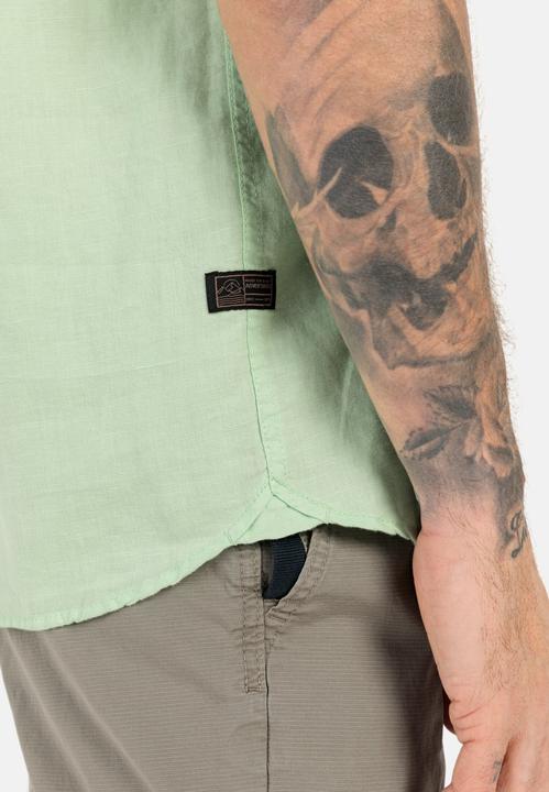 Actual product image Camel Active Short sleeve shirt in a linen-cotton mix (M)