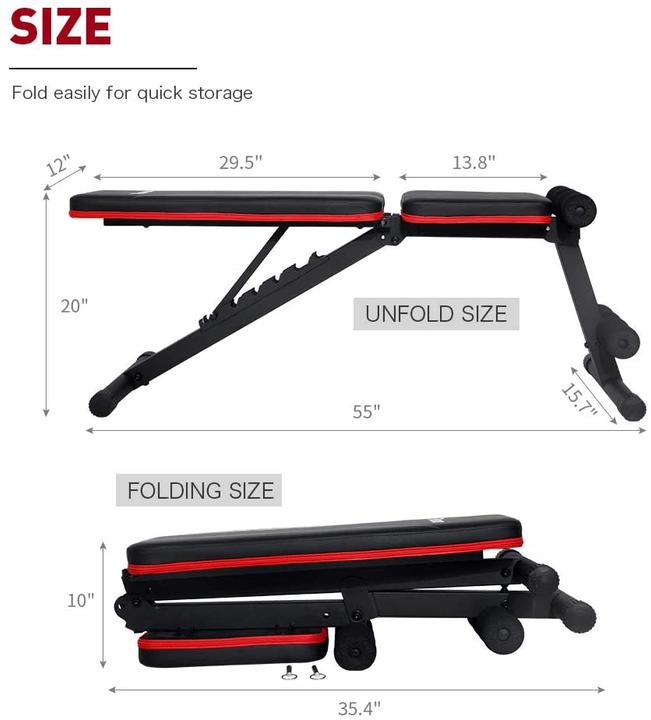 Image du produit Pasyou Banc de musculation