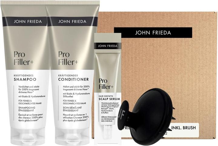 Produktbild John Frieda ProFiller+ Box inkl Brush (Flüssiges Shampoo, 550 ml)