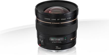 Produktbild Canon EF 20mm f/2.8 USM (Canon EF, Vollformat)