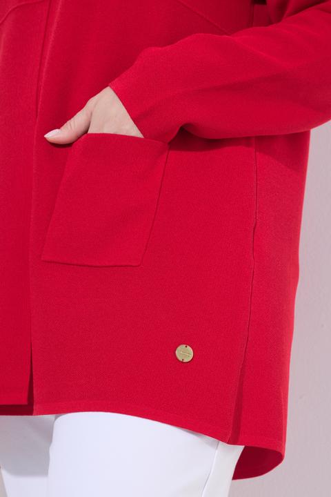 Actual product image Ulla Popken Toggle Close Cardigan (56)