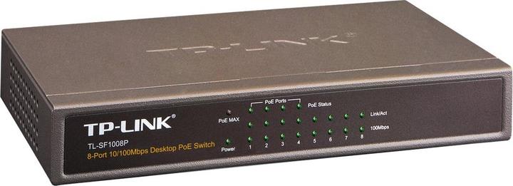 Produktbild TP-Link Tl-Sf1008p (8 Ports)
