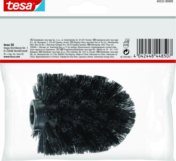 Produktbild tesa Ersatz-Toilettenbürstenkopf inkl. Klebelösung ohne Bohren