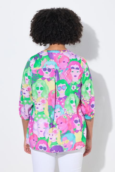 Actual product image Angel of Style Blouse, A-line, face pattern (54)