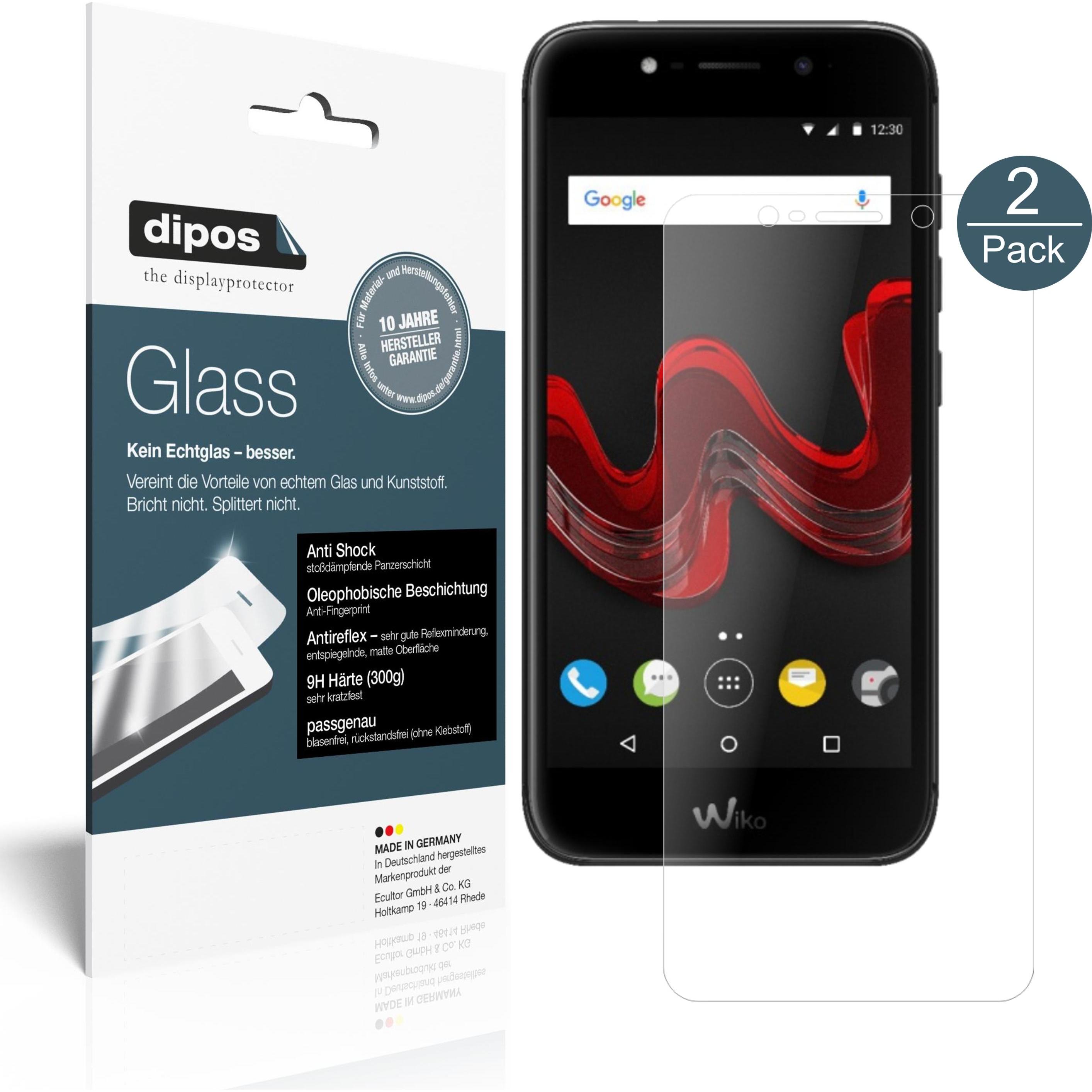 Dipos Displayschutz Anti-Shock (2 Stück, Wiko WIM Lite), Smartphone Schutzfolie, Transparent