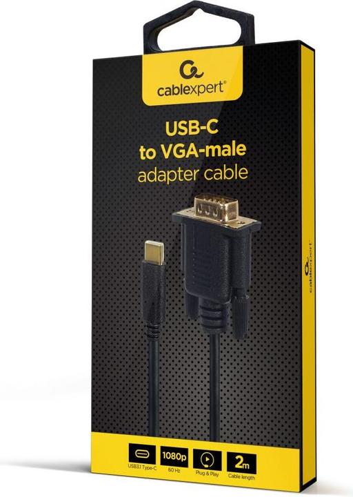 Image du produit Gembird USB-C vers (VGA, 200 cm)