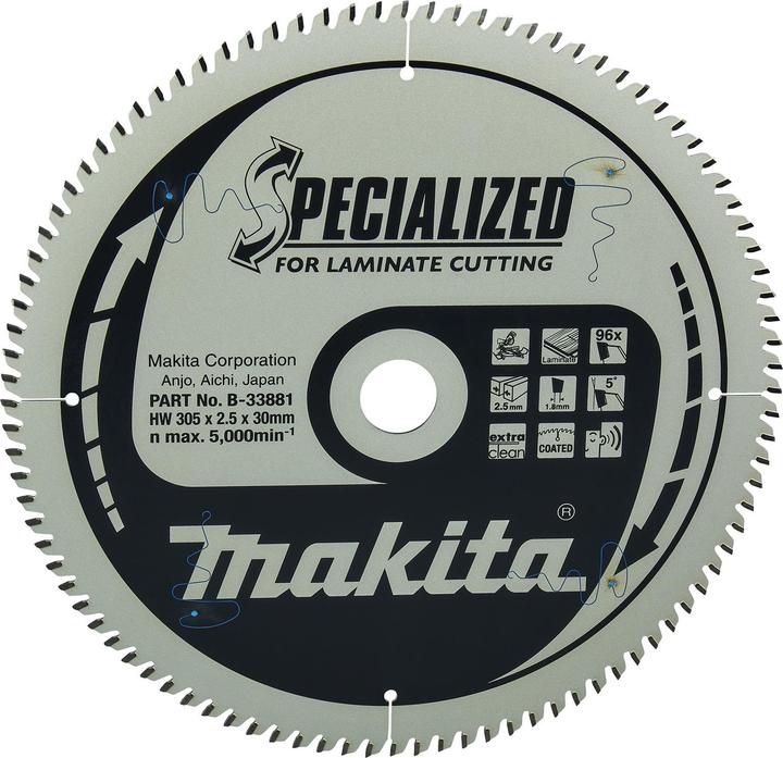 Productafbeelding Makita SPECIALIZED Zaagblad 305x30x96Z