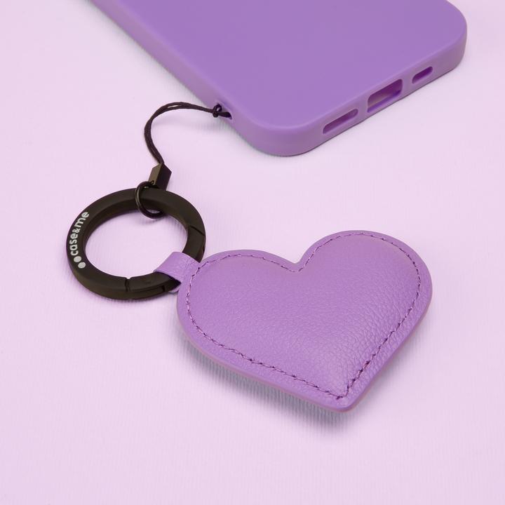 Image du produit SBS case&me Amelie Heart Eco Leather charm lavender (Chlorure de polyvinyle (PVC), Similicuir (PU))