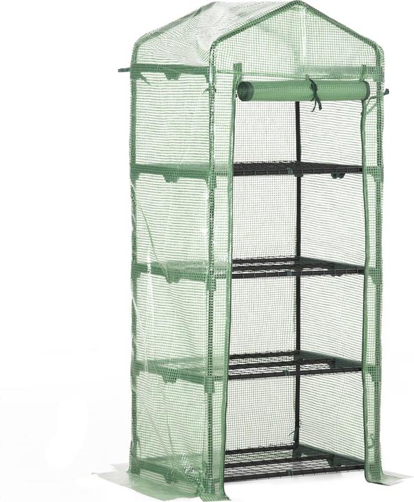 Image du produit Outsunny Serre en film plastique avec tubes en acier