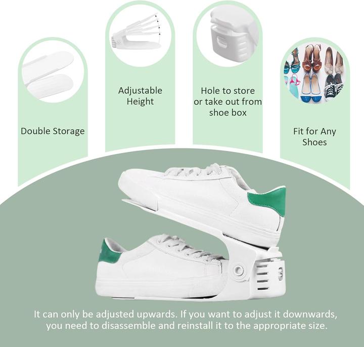 Immagine prodotto Tavada Einstellbare Schuhstapler, 24 Stück