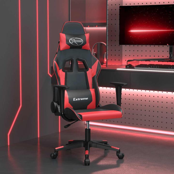 Produktbild vidaXL Gaming-Stuhl mit Massagefunktion Kunstleder