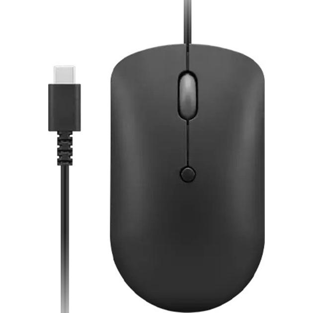 Lenovo 400 (Kabelgebunden), Maus, Schwarz