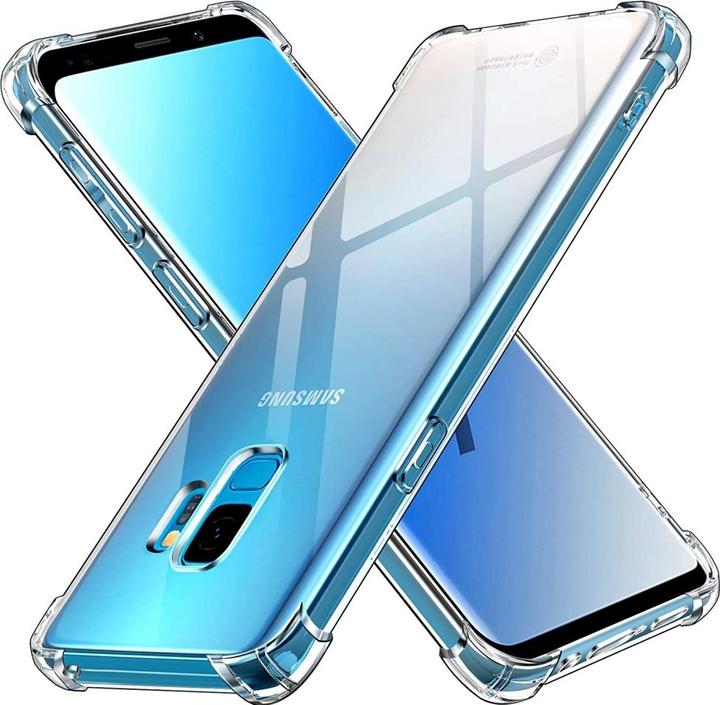 Actual product image Screenguard Samsung Galaxy S9 Case Crystal Soft Airbag Bumper (Samsung Galaxy S9+)