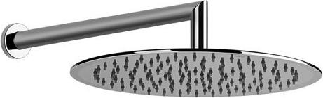 Produktbild Gessi Emporio Antikalk-Kopfbrause rund, Durchmesser 300mm mit Gelenk und Wandarm, Länge 347mm, 4725