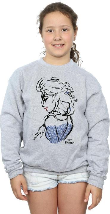 Produktbild Disney Frozen Elsa Sketch Mono Sweatshirt Mädchen (152, 158)