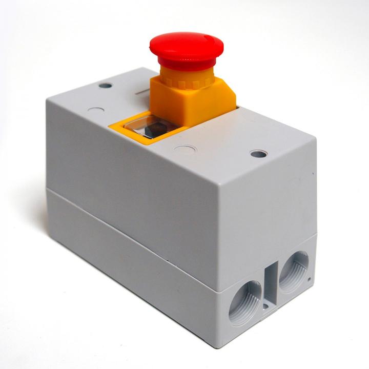 Dema Hauptschalter Schalter Not-Aus Trennschlater 400V mit Überlastungsschutz Nullspannungsauslöser