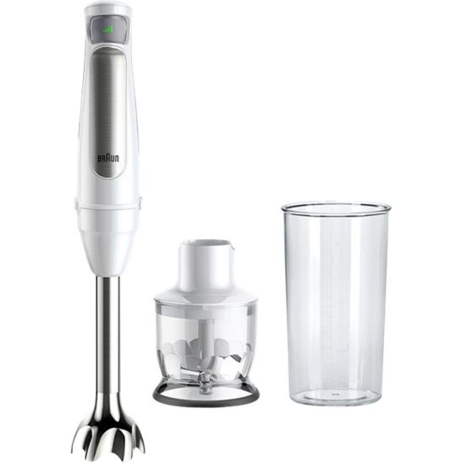 Braun MQ 7020WH MultiQuick 7 Stabmixer-Set, Frullatore a immersione, Bianco