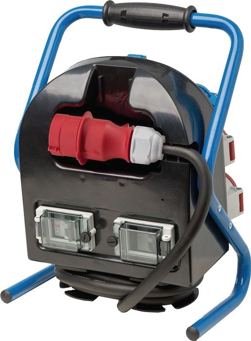 Actual product image Weingartner Plastic power distribution box CEE-32A,5-pole 1xCEE 32A,2xCEE 16A (7 x, CEE 16/5, CEE 32/5, CEE 7/3)