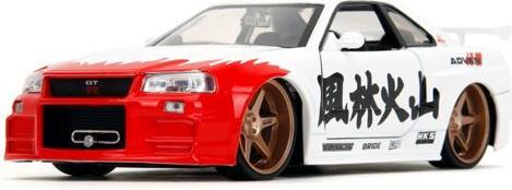Image du produit Jada Street Fighter Nissan Skyline GTR 1:24