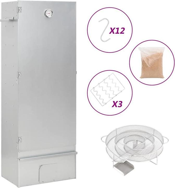 Produktbild vidaXL Räucherofen