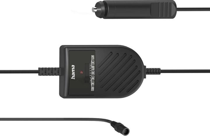 Actual product image Hama Power supply for car, adjustable, 3000mA, 36W, max. 12V, stabilis., 8 adapters