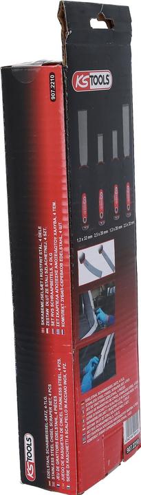 Actual product image KS Tools STAINLESS STEEL Chisel scraper set, 4 pcs