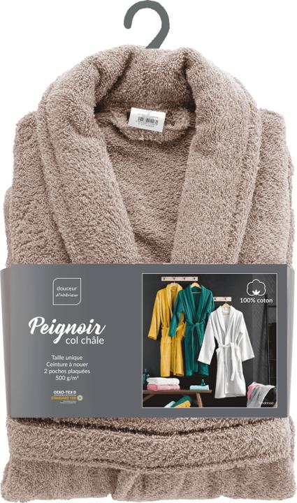 Produktbild Douceur D'intérieur Schalkragen-Bademantel, taupe, Einheitsgrösse, Frot (One Size)