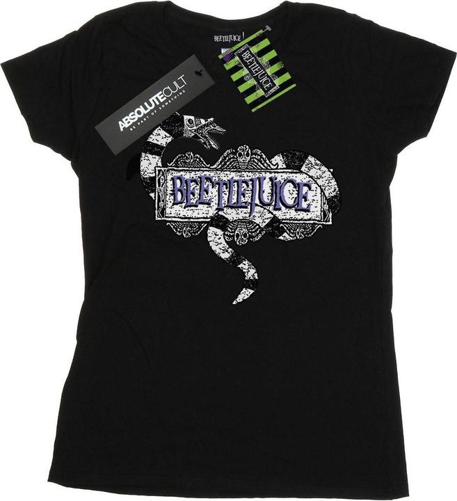 Produktbild Beetlejuice Sandwurm Logo TShirt aus Baumwolle (L)