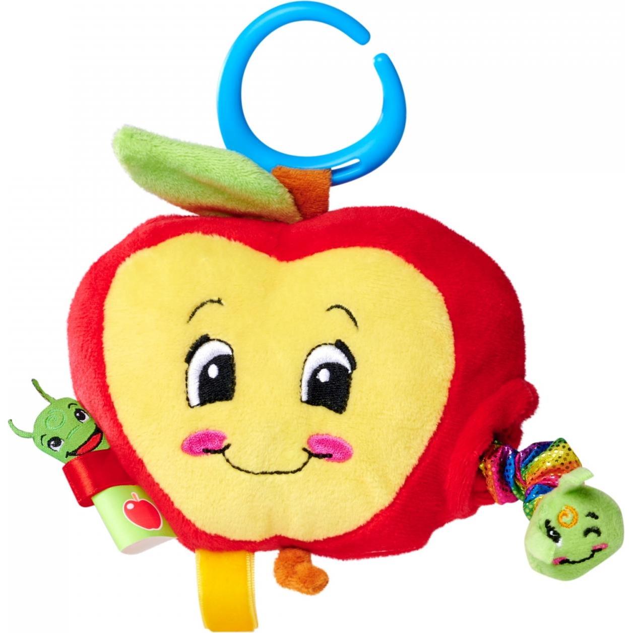 ABC Aktivitäten Apfel mit Raupe Plüschtier