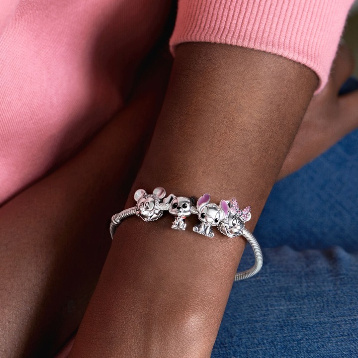 Actual product image Pandora Disney Stitch (Enamel, Silver 925)