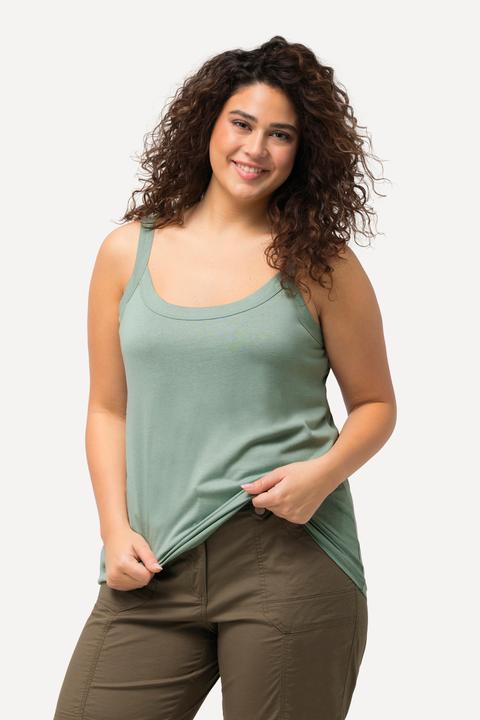 Produktbild Ulla Popken Spaghettitop, Rundhals, Modalmix, ärmellos (50, 52)