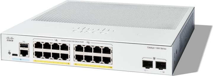Immagine prodotto Cisco Cat1300 16 porte GE Full PoE 2x1G SFP (16 porte)