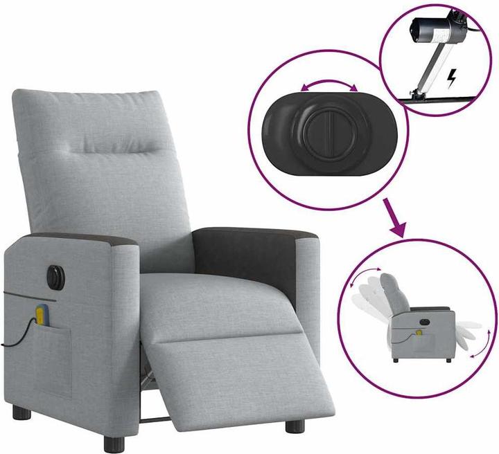 Image du produit vidaXL elektrischer Massagesessel