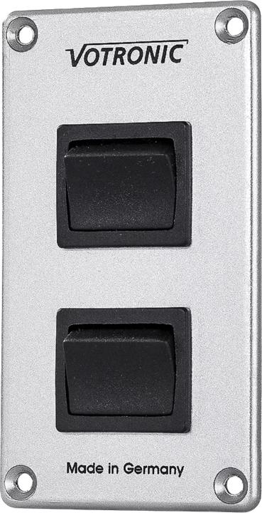 Votronic 1291 Panneau d'interrupteurs 2 x 16 A S