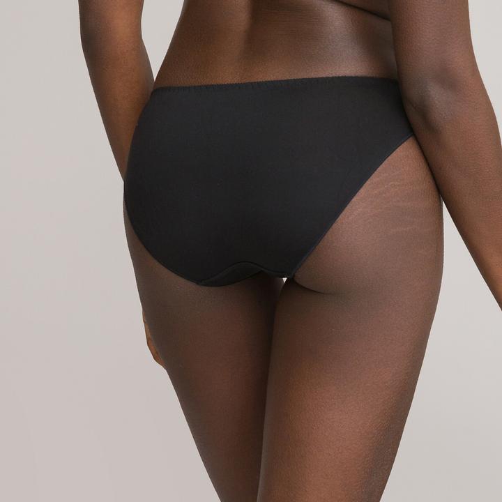 Immagine prodotto La Redoute Collections Slip in microfibra con dettagli in pizzo (32, 34, Confezione singola)