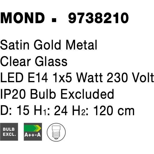 Thumbnail - Nova Luce, Pendelleuchte, Mond (E14)