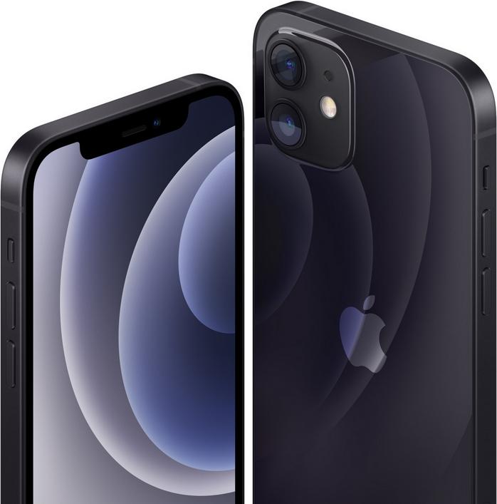 Phone Recycle Solution iPhone 12 (64 GB, Schwarz, 6.10", 12 Mpx, A / Wie neu)