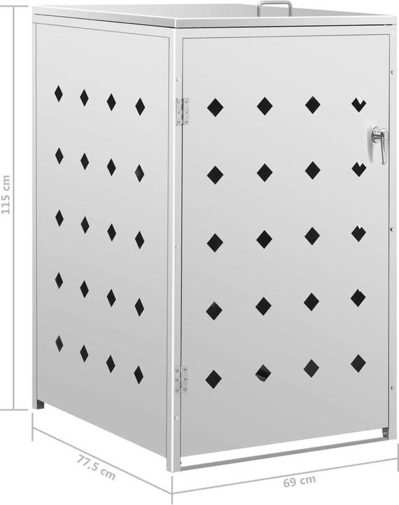 Produktbild vidaXL Mülltonnenbox (240 l)