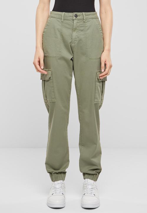 Urban Classics Ladies Cotton Twill Utility Pants - 21189